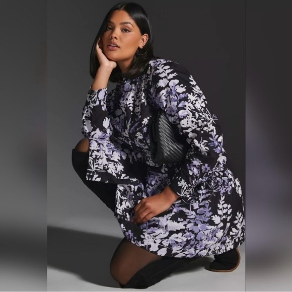 EUC Anthropologie Corset Shirt 100% Cotton Dress Sz 6 - Picture 3 of 16